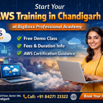 AWS course in Chandigarh at BigBoxx Professional Academy with free demo class, certification guidance and placement support